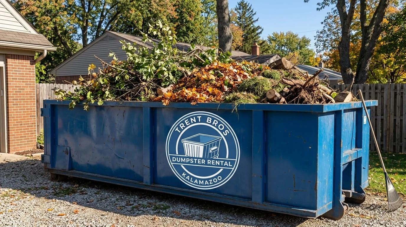 Yard Waste Dumpster Rental Kalamazoo MI-img